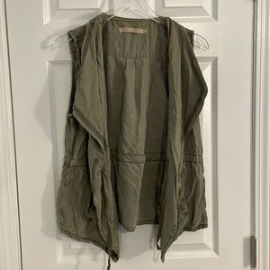 Max Jeans Olive Green Utility Vest